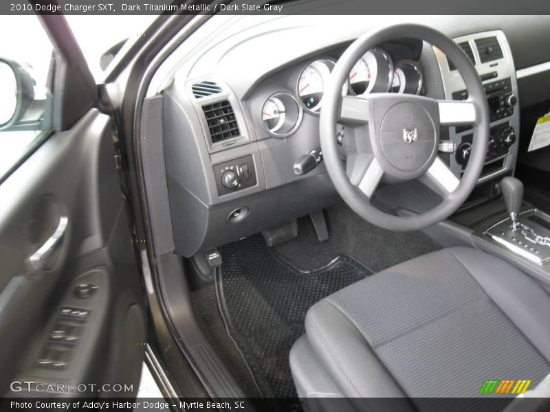 Dark Titanium Metallic / Dark Slate Gray 2010 Dodge Charger SXT
