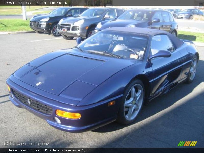 Blue / Black 1998 Ferrari F355 F1 Spider