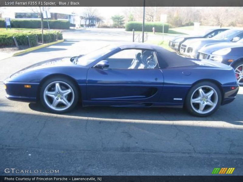 Blue / Black 1998 Ferrari F355 F1 Spider