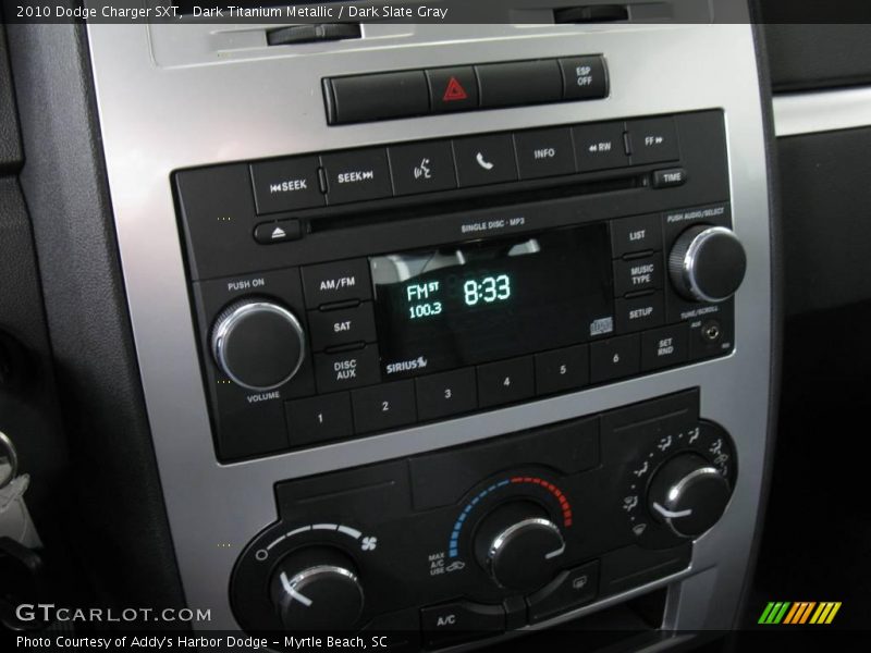 Dark Titanium Metallic / Dark Slate Gray 2010 Dodge Charger SXT