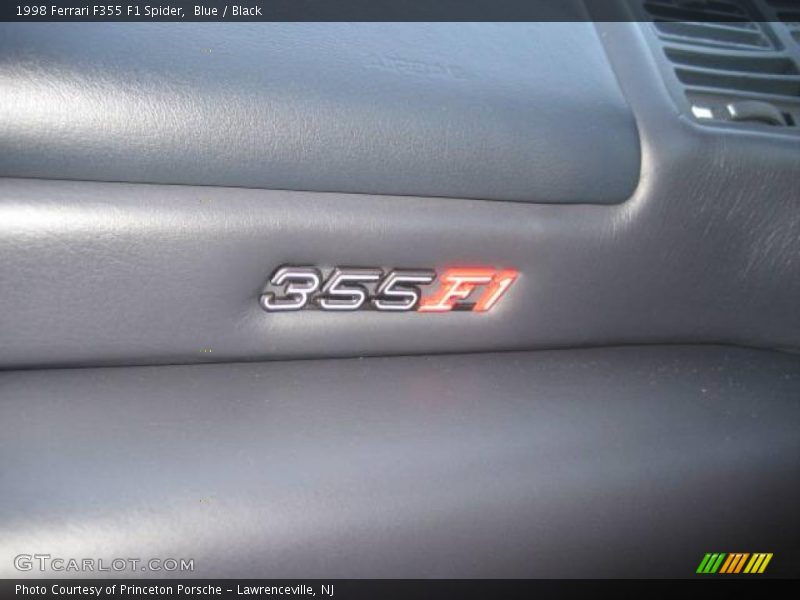 Blue / Black 1998 Ferrari F355 F1 Spider