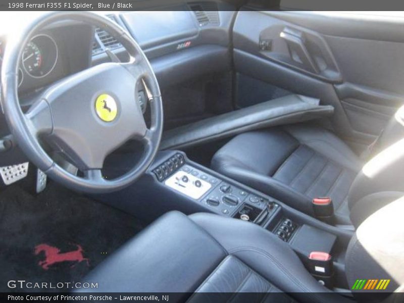 Blue / Black 1998 Ferrari F355 F1 Spider
