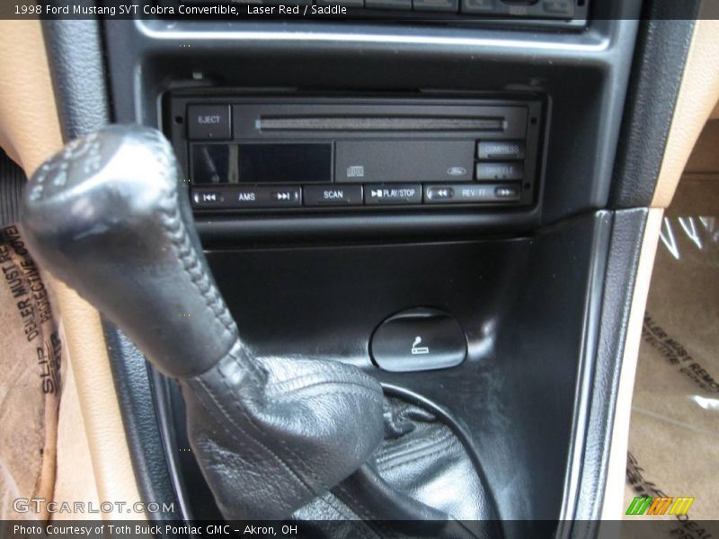 Laser Red / Saddle 1998 Ford Mustang SVT Cobra Convertible