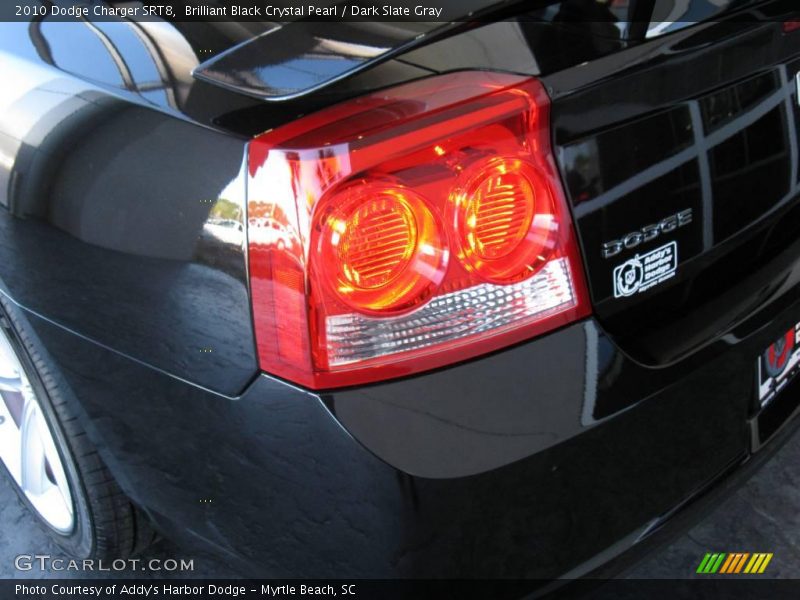 Brilliant Black Crystal Pearl / Dark Slate Gray 2010 Dodge Charger SRT8
