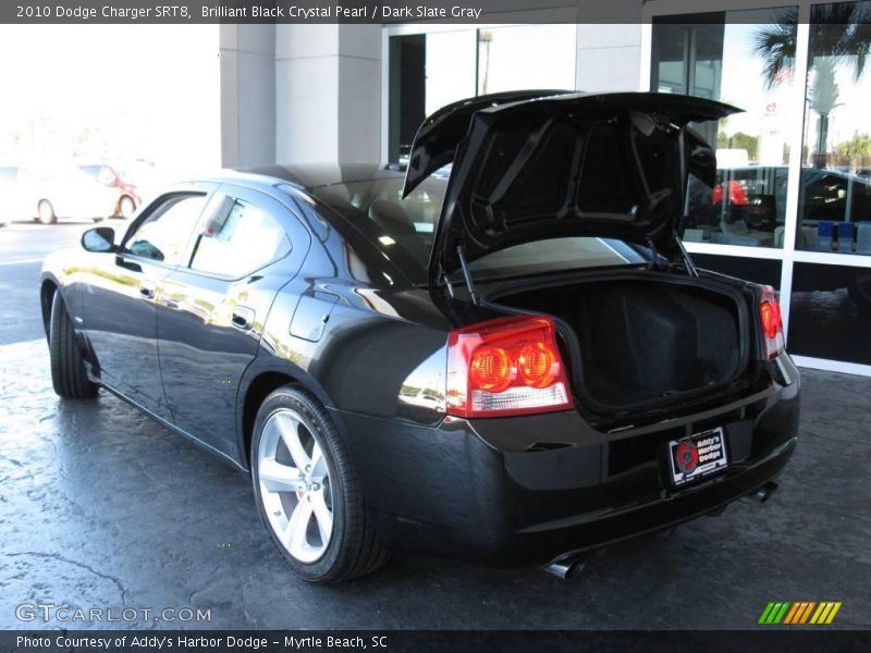 Brilliant Black Crystal Pearl / Dark Slate Gray 2010 Dodge Charger SRT8