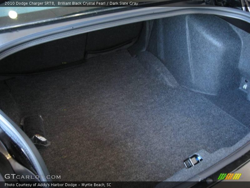 Brilliant Black Crystal Pearl / Dark Slate Gray 2010 Dodge Charger SRT8