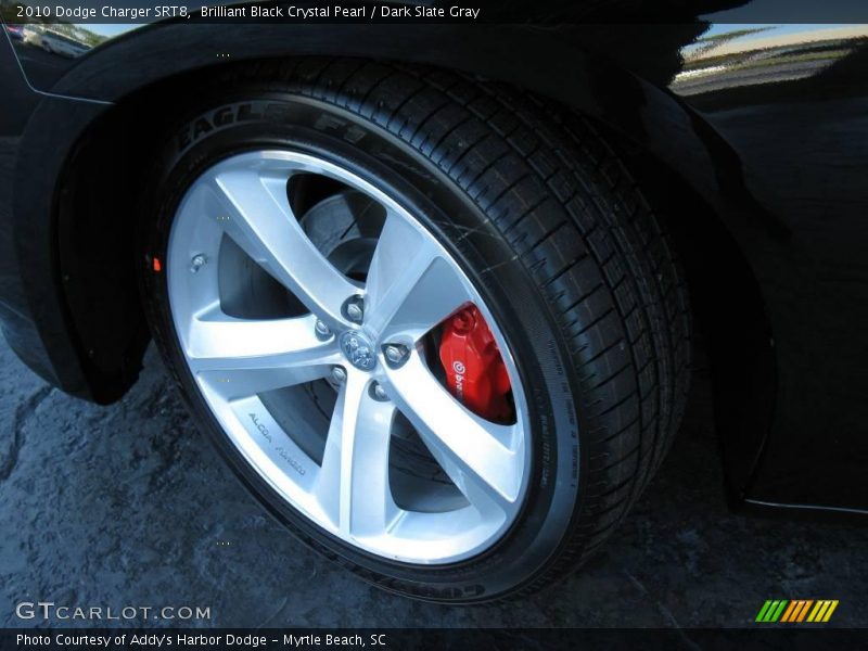Brilliant Black Crystal Pearl / Dark Slate Gray 2010 Dodge Charger SRT8
