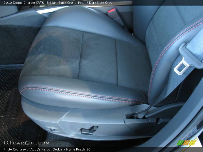 Brilliant Black Crystal Pearl / Dark Slate Gray 2010 Dodge Charger SRT8