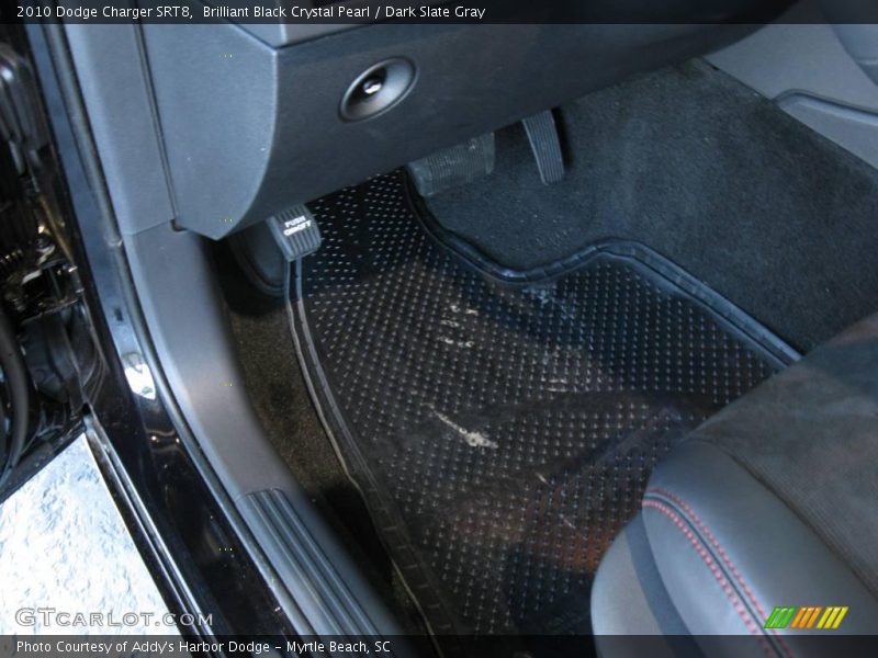 Brilliant Black Crystal Pearl / Dark Slate Gray 2010 Dodge Charger SRT8