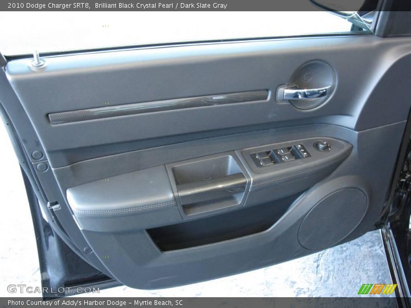 Brilliant Black Crystal Pearl / Dark Slate Gray 2010 Dodge Charger SRT8