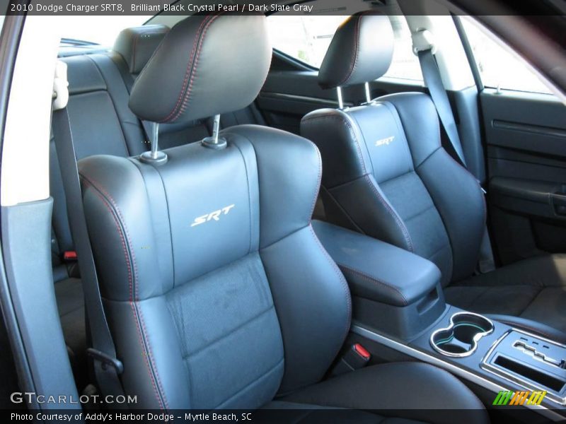 Brilliant Black Crystal Pearl / Dark Slate Gray 2010 Dodge Charger SRT8