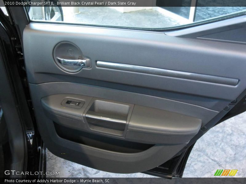 Brilliant Black Crystal Pearl / Dark Slate Gray 2010 Dodge Charger SRT8