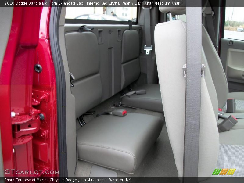 Inferno Red Crystal Pearl / Dark Khaki/Medium Khaki 2010 Dodge Dakota Big Horn Extended Cab