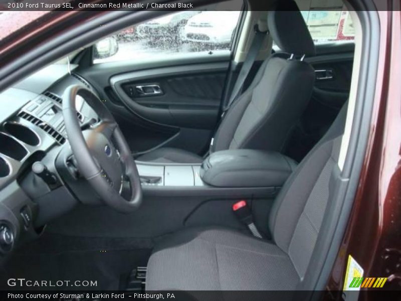 Cinnamon Red Metallic / Charcoal Black 2010 Ford Taurus SEL