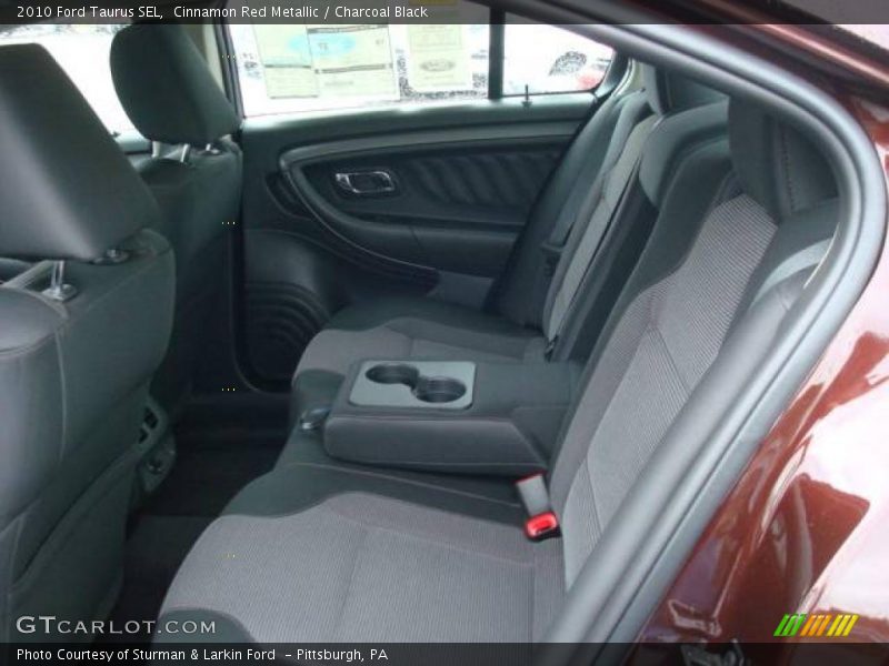 Cinnamon Red Metallic / Charcoal Black 2010 Ford Taurus SEL