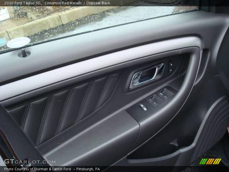 Cinnamon Red Metallic / Charcoal Black 2010 Ford Taurus SEL