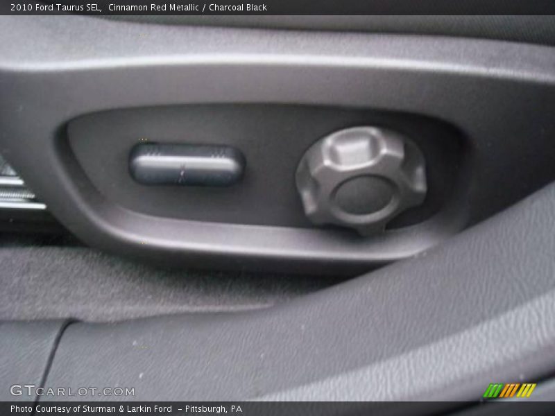 Cinnamon Red Metallic / Charcoal Black 2010 Ford Taurus SEL