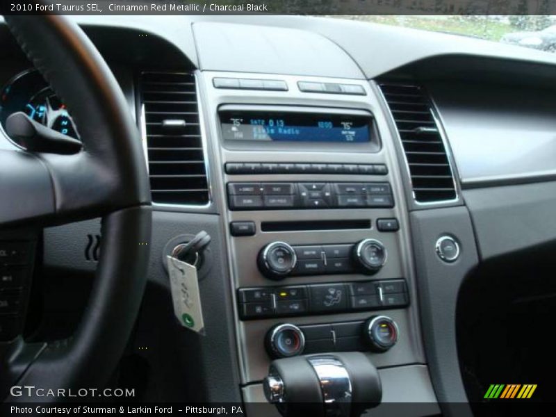 Cinnamon Red Metallic / Charcoal Black 2010 Ford Taurus SEL