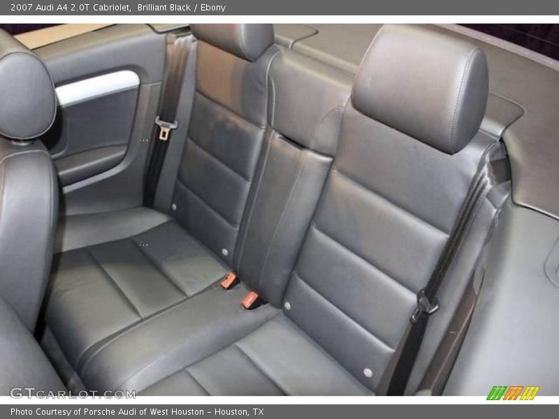 Brilliant Black / Ebony 2007 Audi A4 2.0T Cabriolet