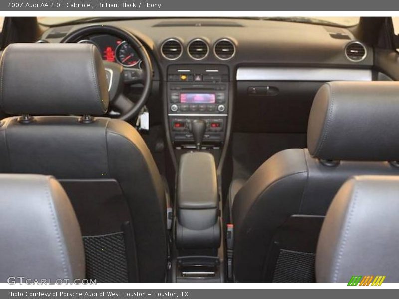 Brilliant Black / Ebony 2007 Audi A4 2.0T Cabriolet