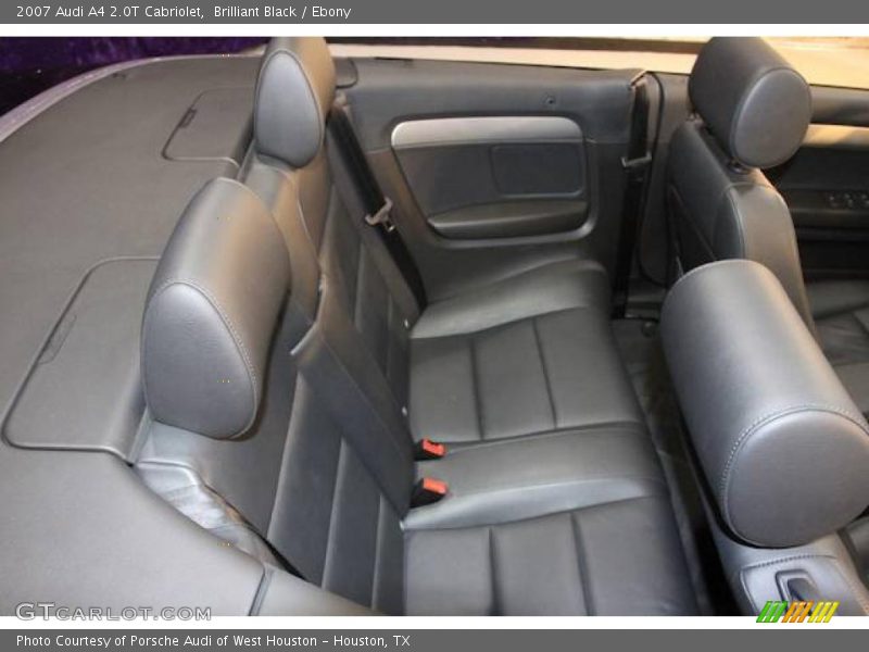 Brilliant Black / Ebony 2007 Audi A4 2.0T Cabriolet