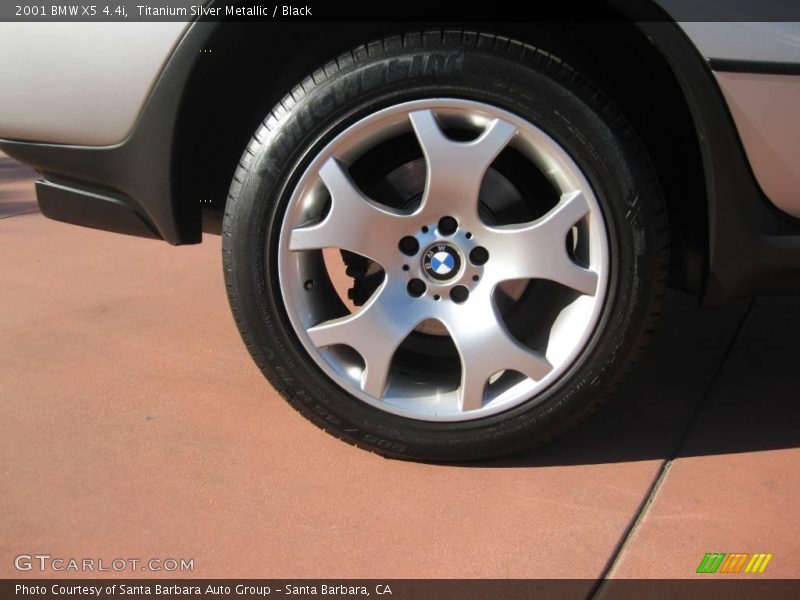 Titanium Silver Metallic / Black 2001 BMW X5 4.4i