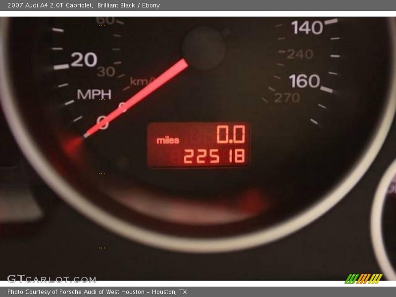 Brilliant Black / Ebony 2007 Audi A4 2.0T Cabriolet