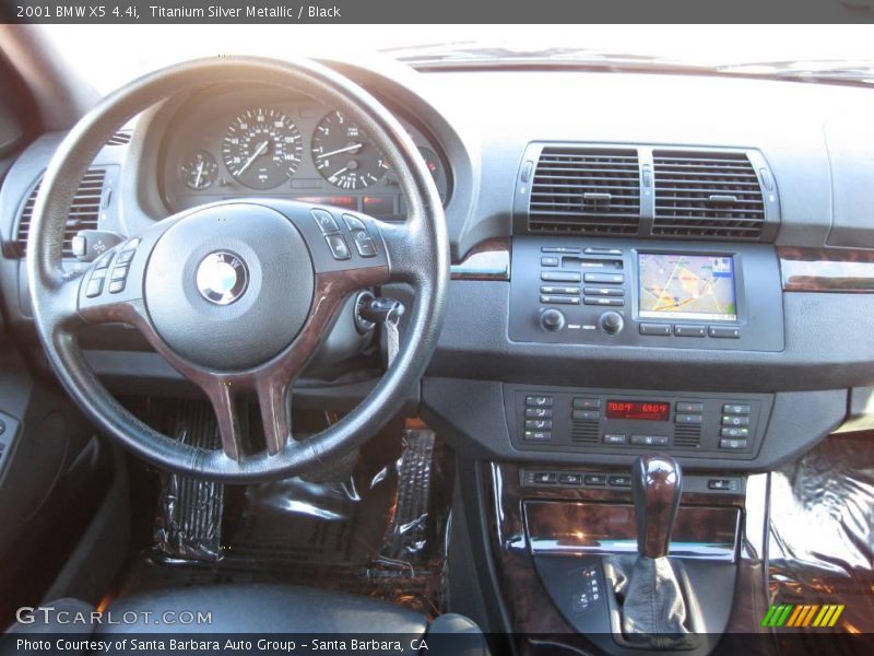 Titanium Silver Metallic / Black 2001 BMW X5 4.4i
