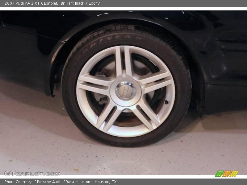 Brilliant Black / Ebony 2007 Audi A4 2.0T Cabriolet