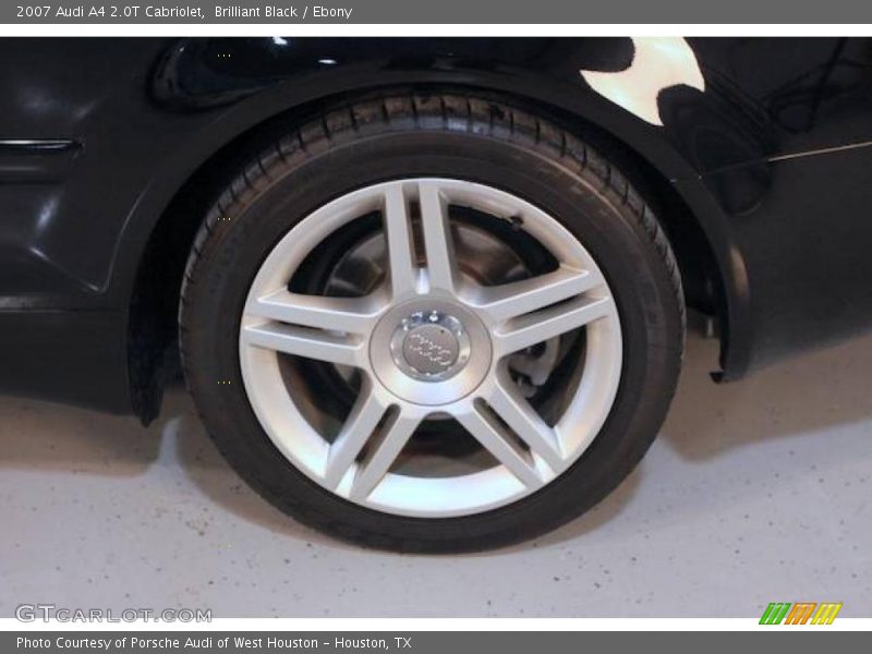 Brilliant Black / Ebony 2007 Audi A4 2.0T Cabriolet