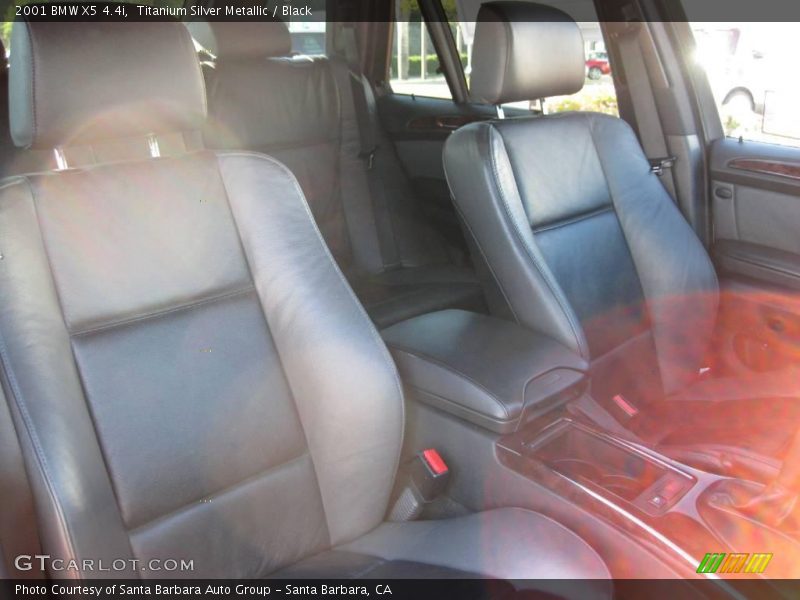 Titanium Silver Metallic / Black 2001 BMW X5 4.4i