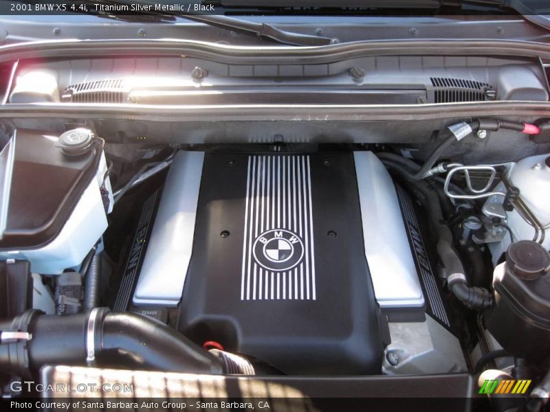 Titanium Silver Metallic / Black 2001 BMW X5 4.4i