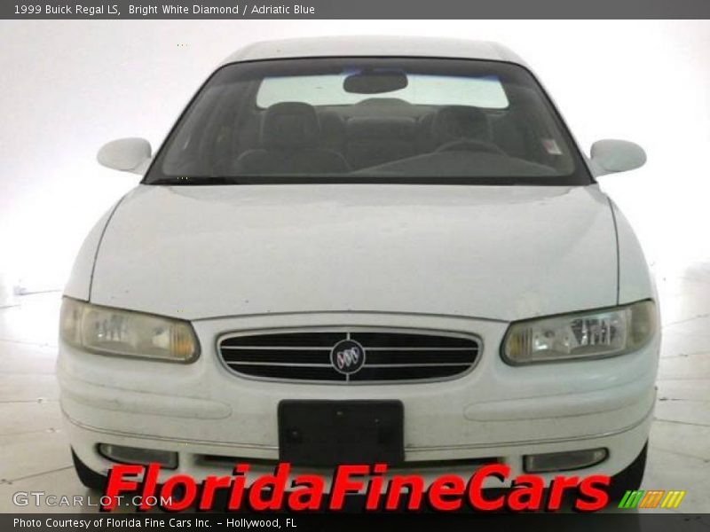 Bright White Diamond / Adriatic Blue 1999 Buick Regal LS