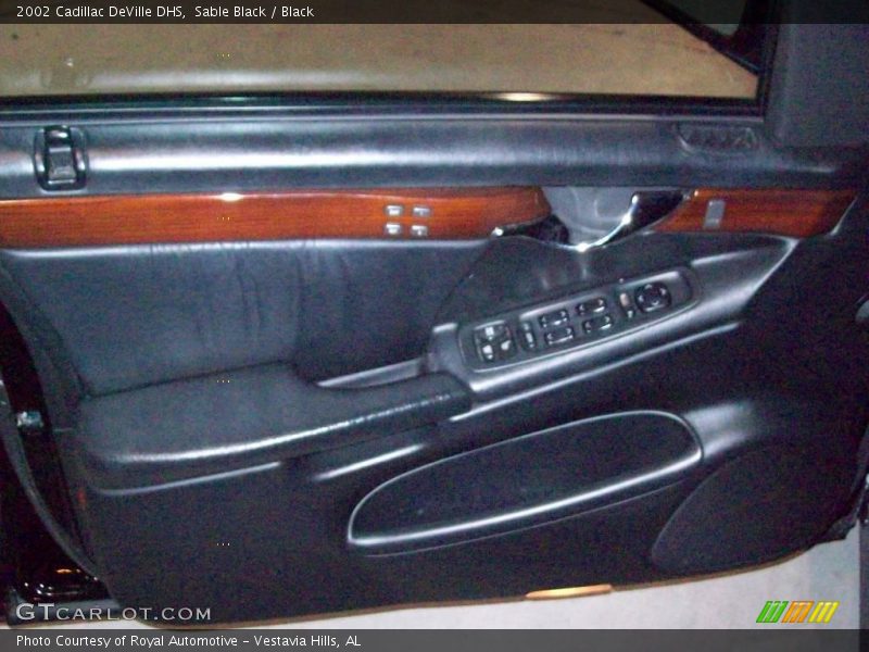 Sable Black / Black 2002 Cadillac DeVille DHS