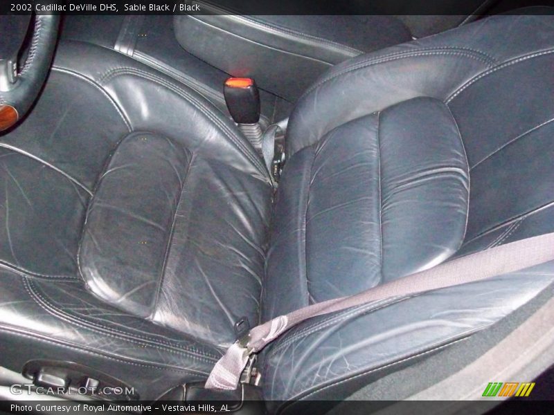 Sable Black / Black 2002 Cadillac DeVille DHS