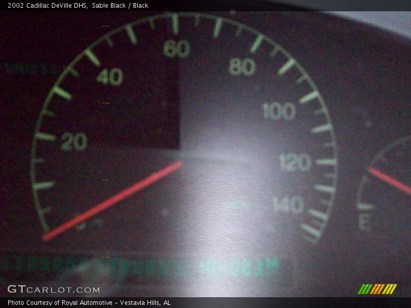 Sable Black / Black 2002 Cadillac DeVille DHS