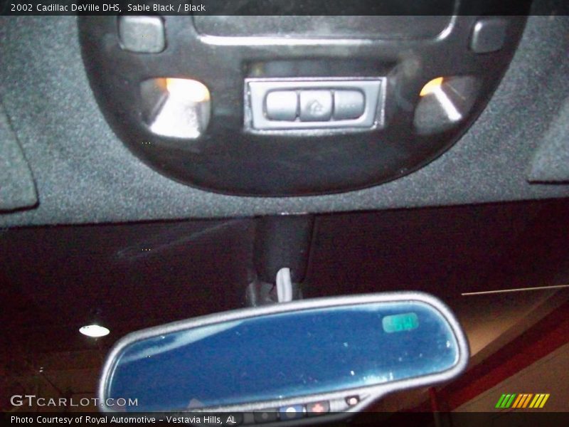Sable Black / Black 2002 Cadillac DeVille DHS