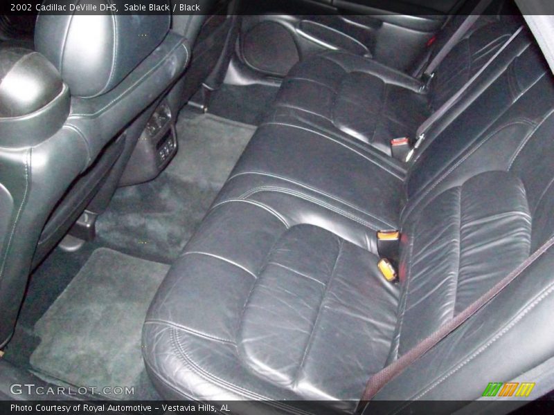 Sable Black / Black 2002 Cadillac DeVille DHS