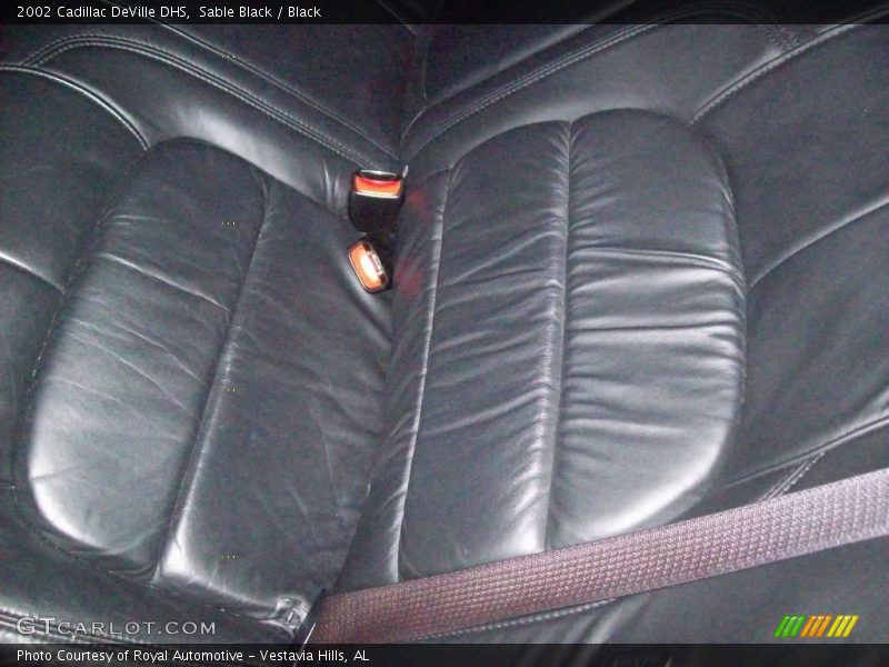 Sable Black / Black 2002 Cadillac DeVille DHS