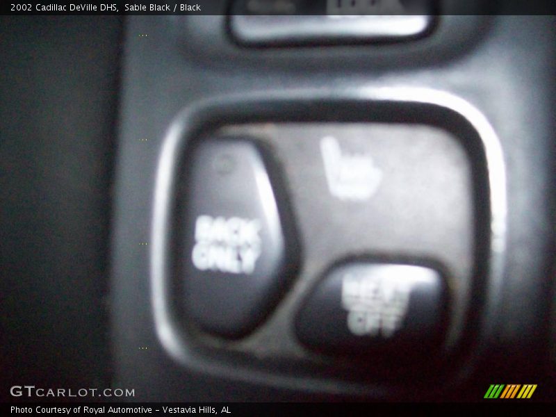 Sable Black / Black 2002 Cadillac DeVille DHS