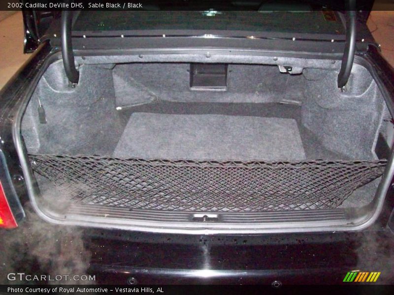 Sable Black / Black 2002 Cadillac DeVille DHS