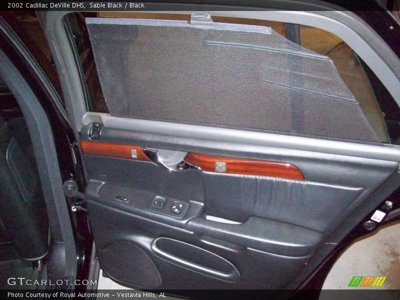Sable Black / Black 2002 Cadillac DeVille DHS