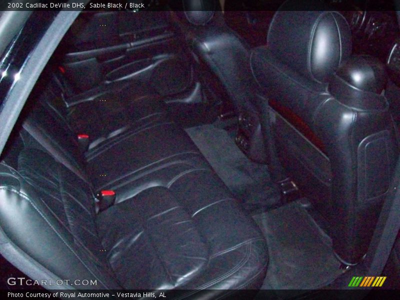 Sable Black / Black 2002 Cadillac DeVille DHS