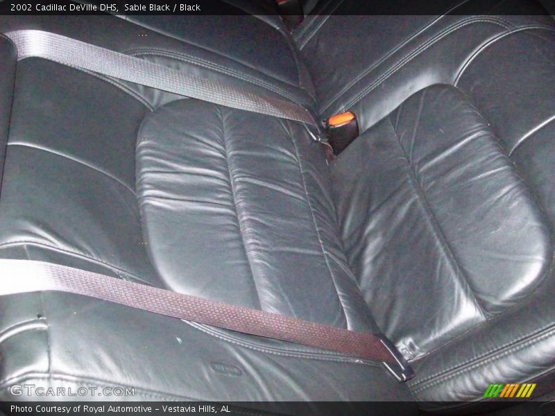 Sable Black / Black 2002 Cadillac DeVille DHS