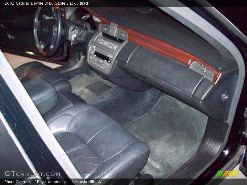 Sable Black / Black 2002 Cadillac DeVille DHS