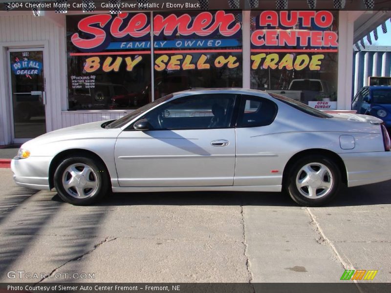 Galaxy Silver Metallic / Ebony Black 2004 Chevrolet Monte Carlo SS