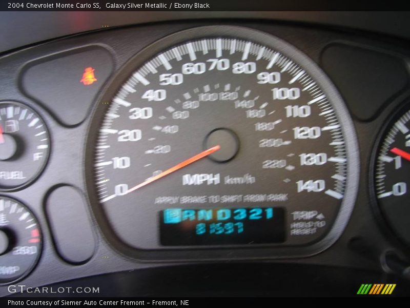 Galaxy Silver Metallic / Ebony Black 2004 Chevrolet Monte Carlo SS