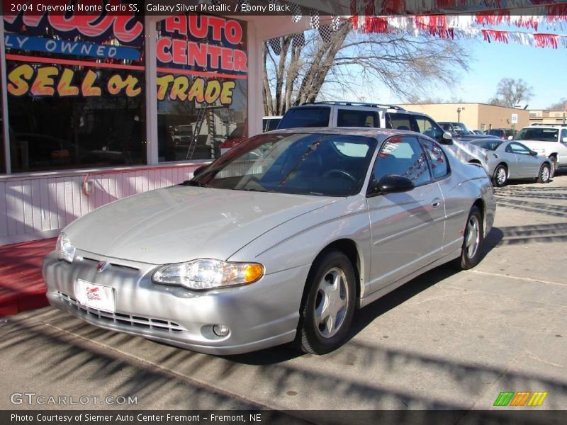 Galaxy Silver Metallic / Ebony Black 2004 Chevrolet Monte Carlo SS