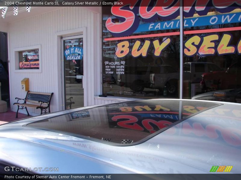 Galaxy Silver Metallic / Ebony Black 2004 Chevrolet Monte Carlo SS