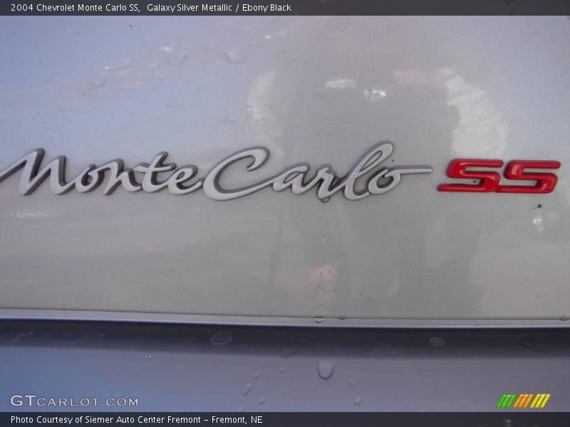 Galaxy Silver Metallic / Ebony Black 2004 Chevrolet Monte Carlo SS